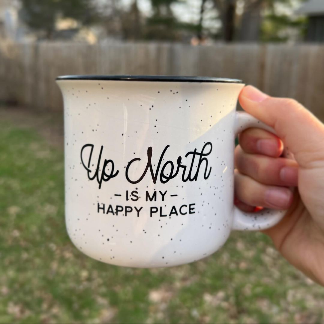 Happy Place Camp Mug.