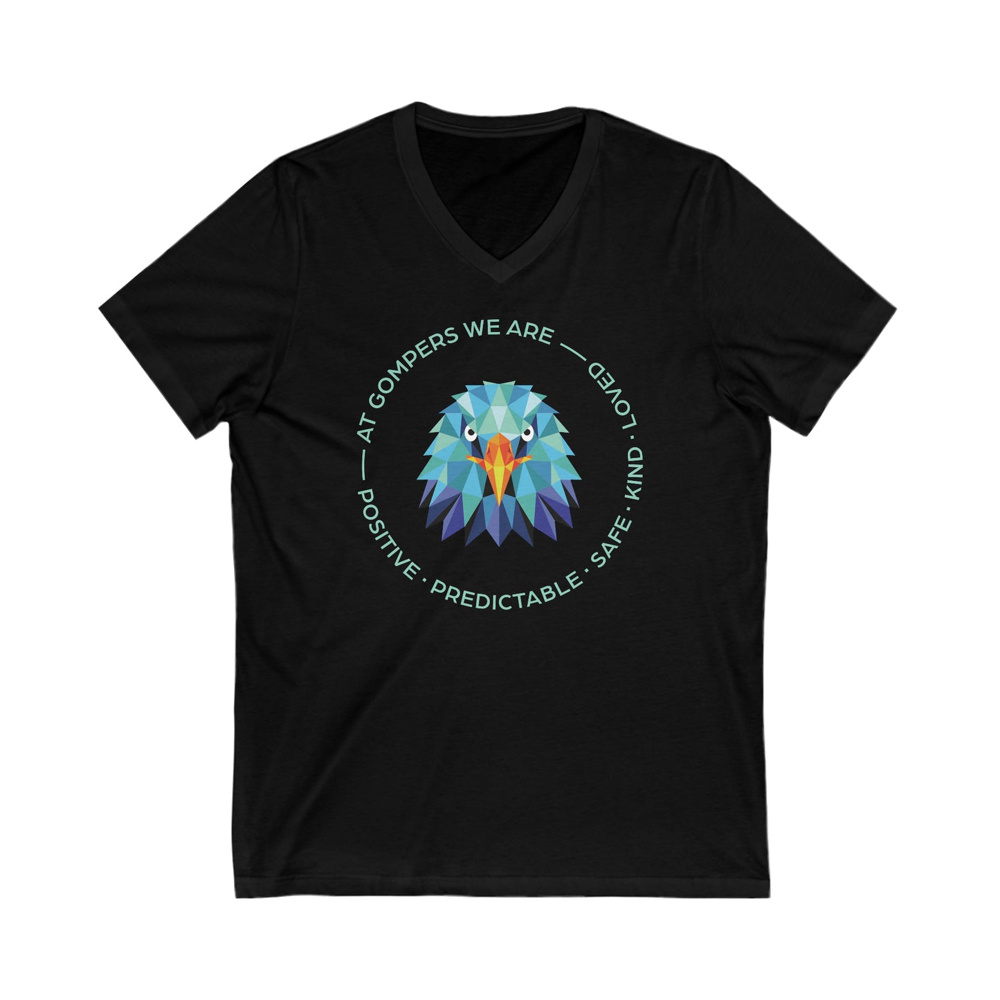 Gompers Eagle Adult Unisex V-Neck Tee