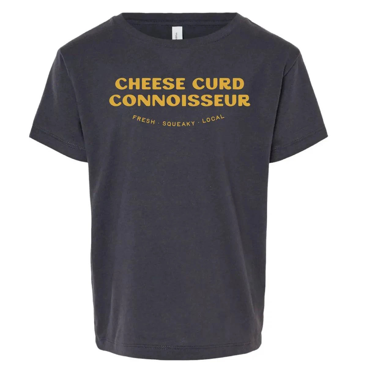 Cheese Curd Connoisseur Toddler Tee. - Up North Boutique | Midwest Made | Apparel | Home Goods | Jewelry