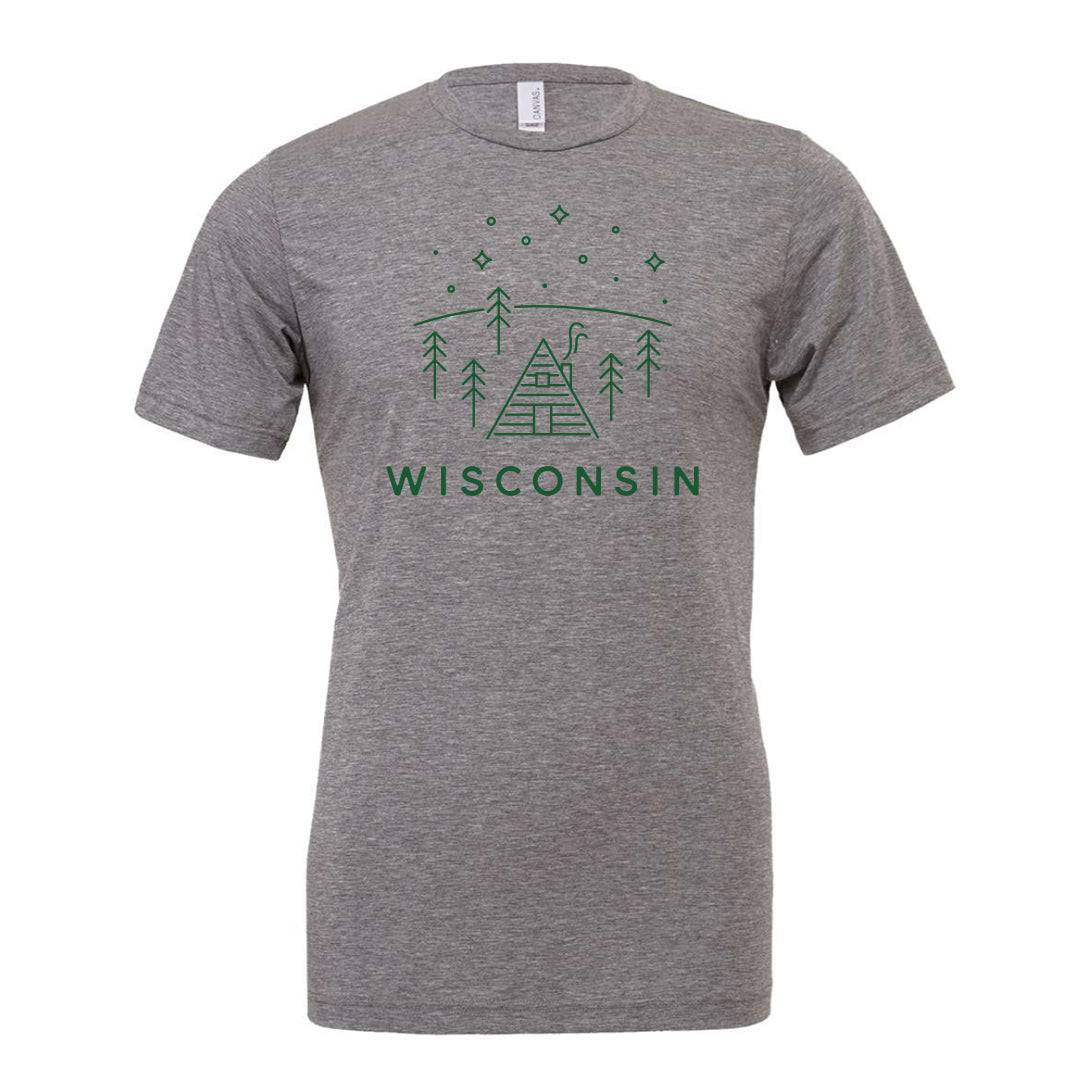 A Frame Tee. Heather Gray. - Up North Boutique | Midwest Made | Apparel | Home Goods | Jewelry