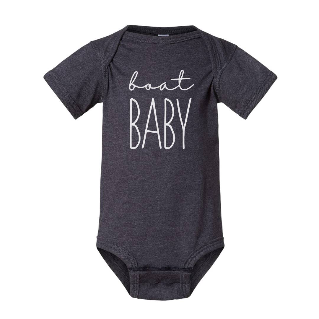 Boat Baby. Heather Navy. - Up North Boutique | Midwest Made | Apparel | Home Goods | Jewelry
