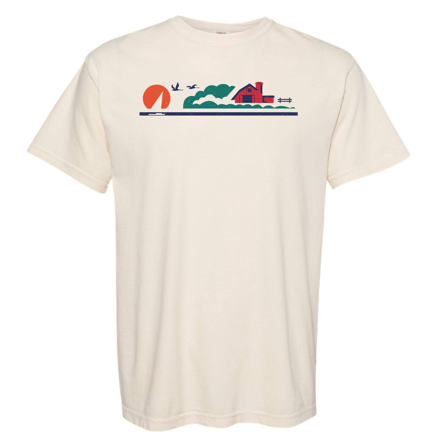 License Plate Tee. Cream. - Up North Boutique | Midwest Made | Apparel | Home Goods | Jewelry