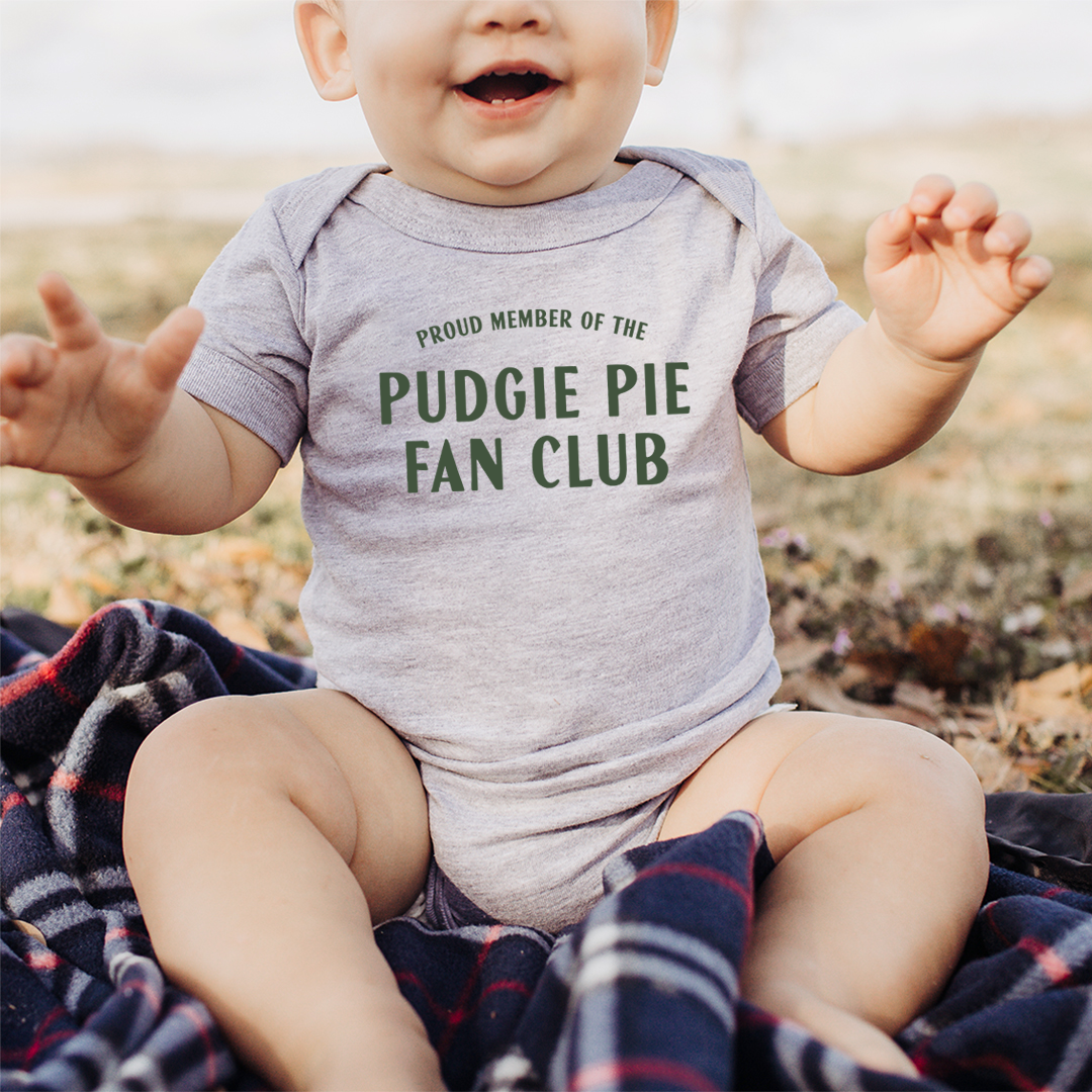Pudgie Pie Fan Club Onesie.