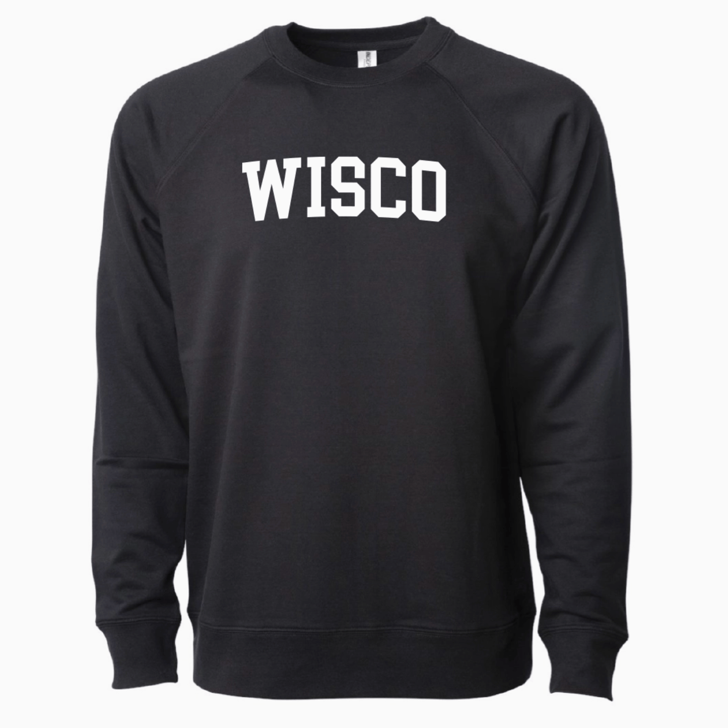 Wisco Sweatshirt. Black. - Up North Boutique | Midwest Made | Apparel | Home Goods | Jewelry