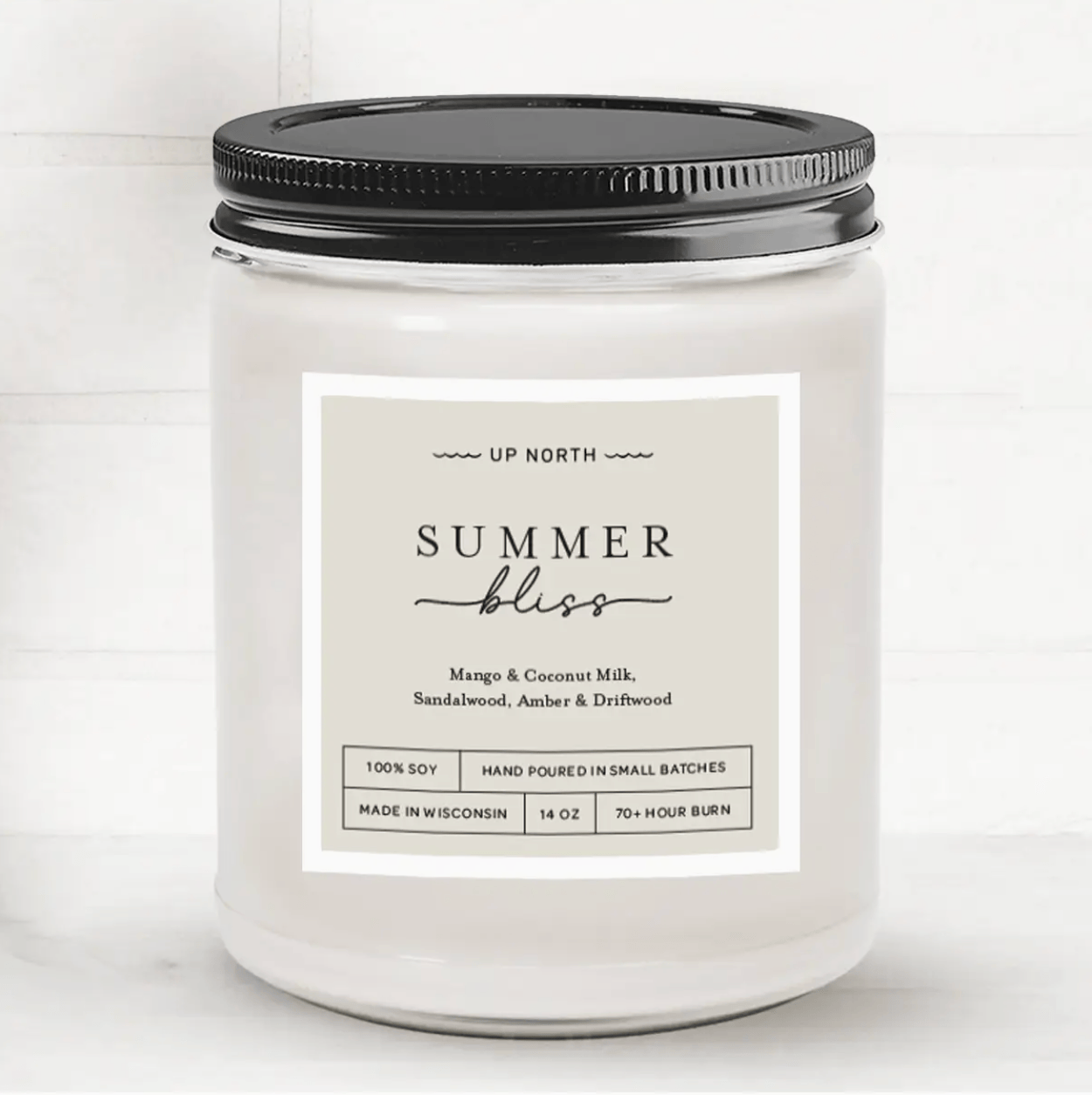 Summer Bliss Candle - Up North Boutique | Midwest Made | Apparel | Home Goods | Jewelry