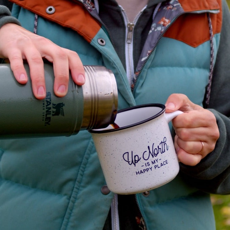 Happy Place Camp Mug.