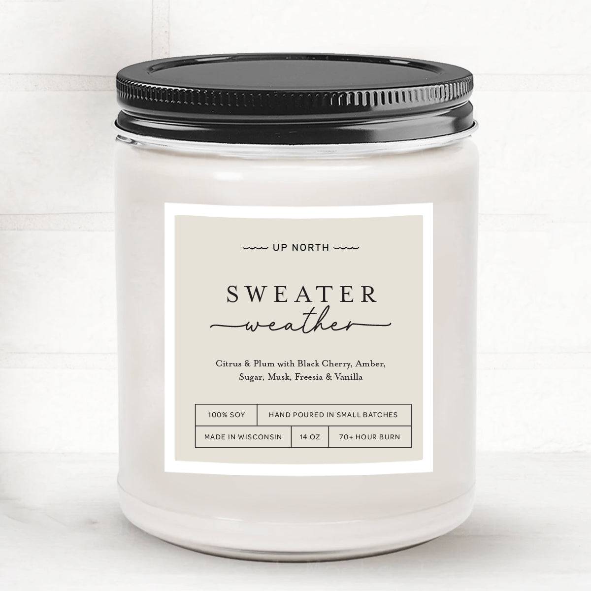 Sweater Weather Candle - Up North Boutique | Midwest Made | Apparel | Home Goods | Jewelry