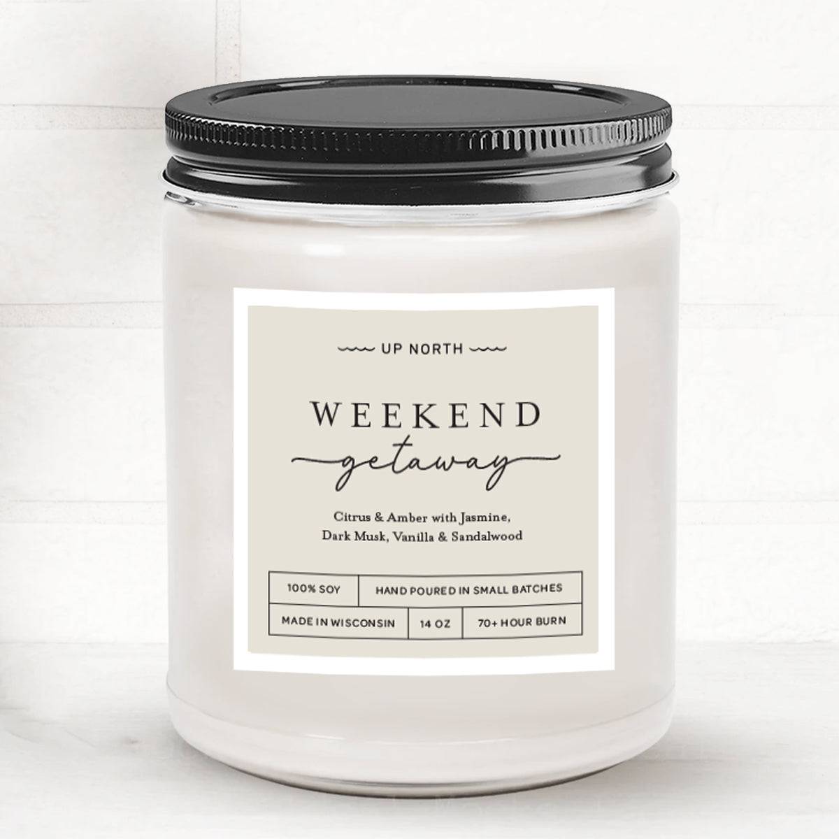 Weekend Getaway Candle - Up North Boutique | Midwest Made | Apparel | Home Goods | Jewelry