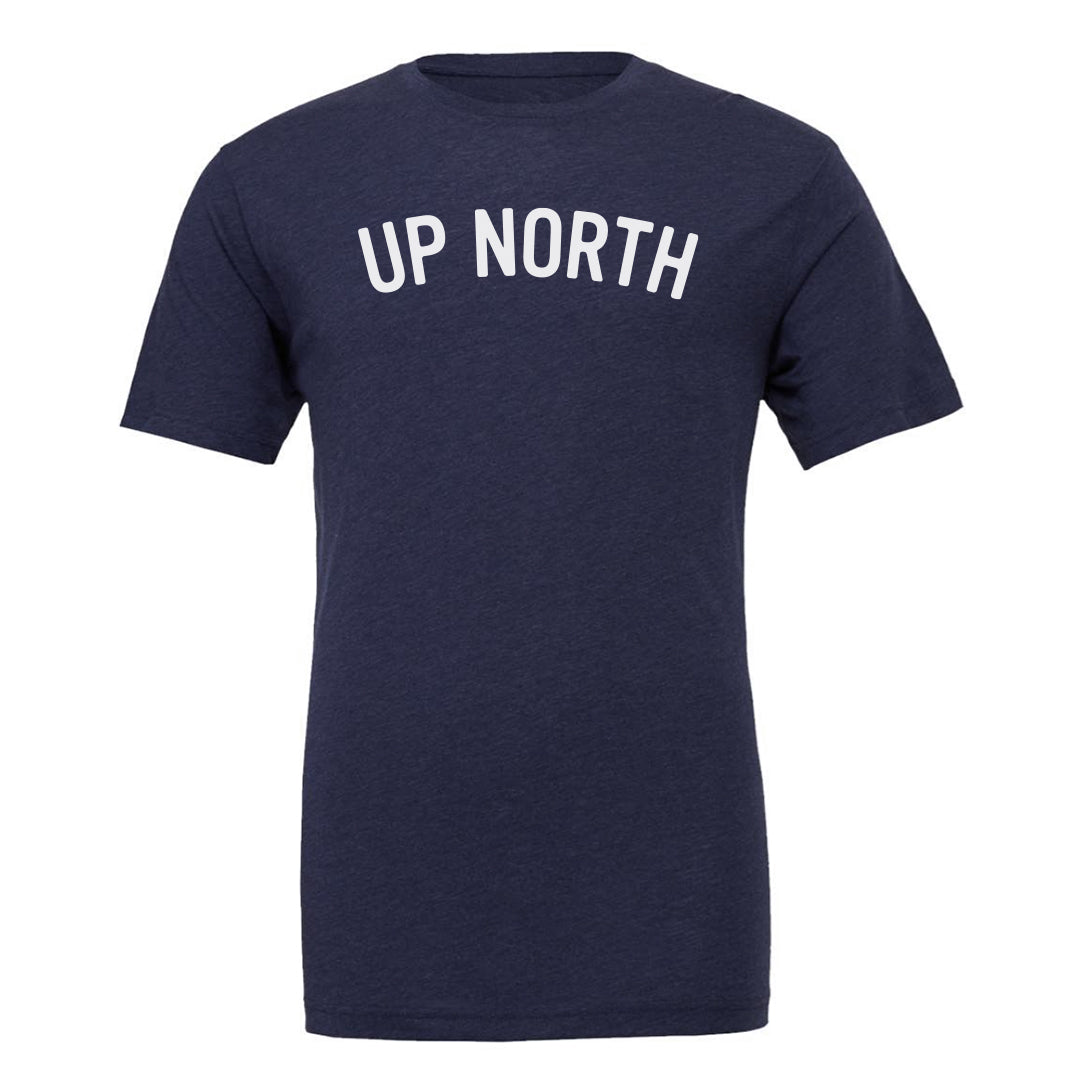 Up North Definition Tee. Navy.