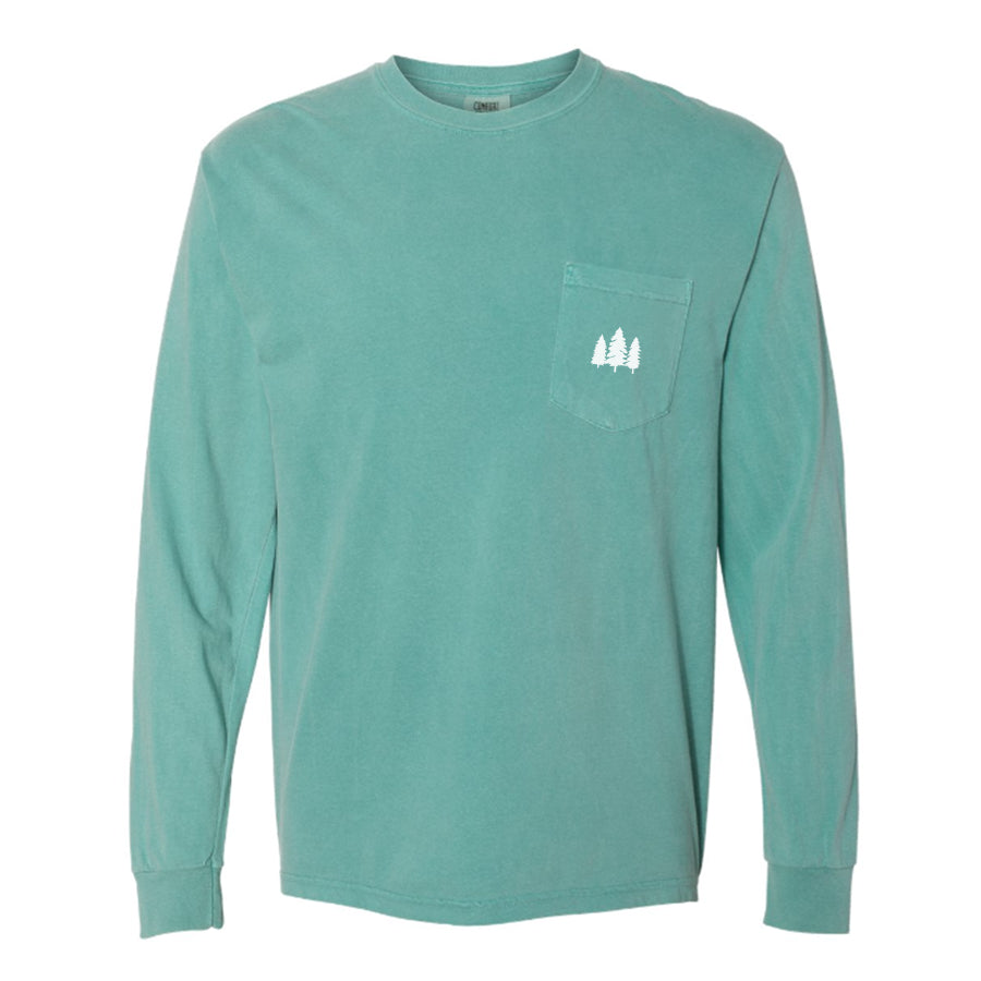 Wisconsin Favorites Long Sleeve. Green.