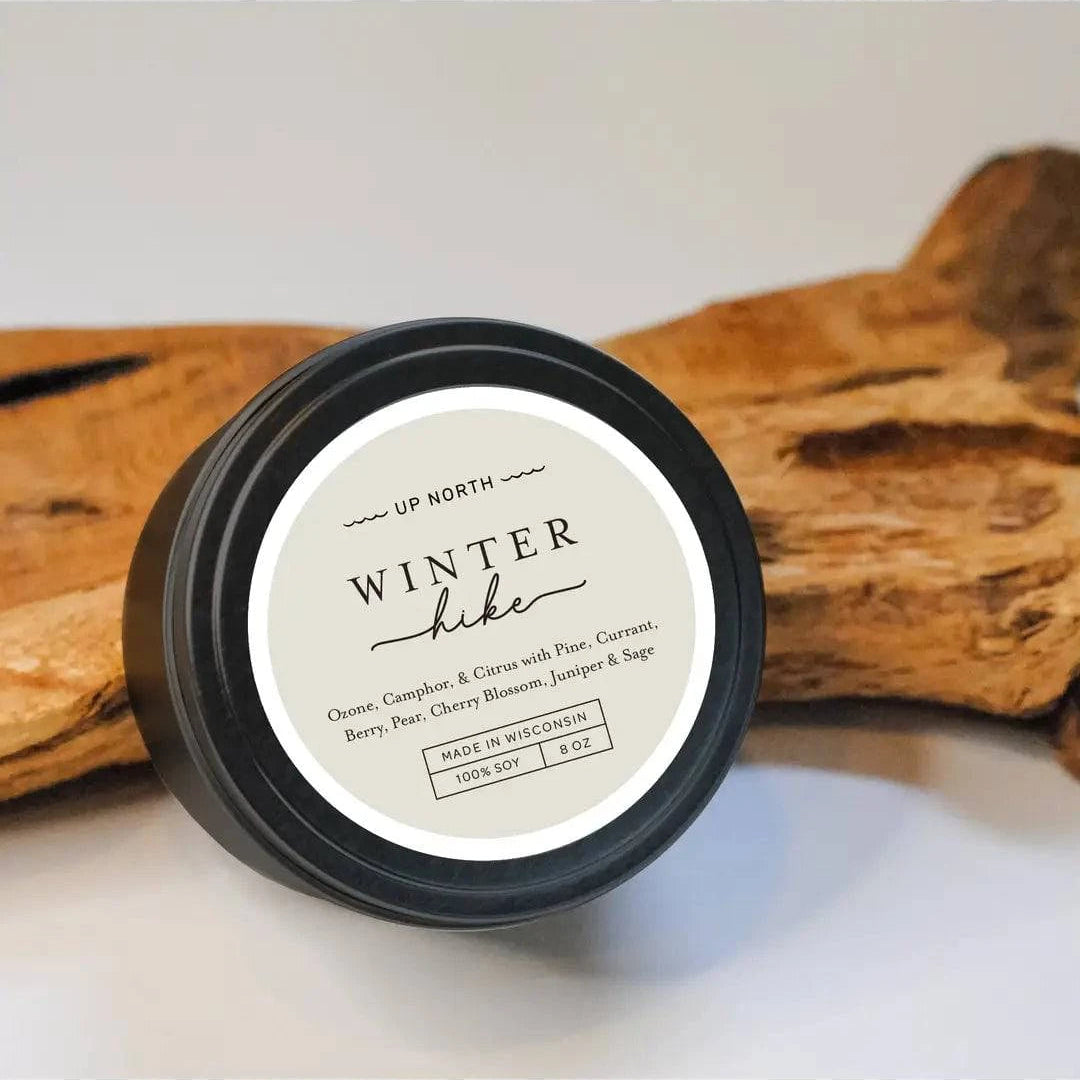 Mini Tin Candle. Winter Hike. - Up North Boutique | Midwest Made | Apparel | Home Goods | Jewelry