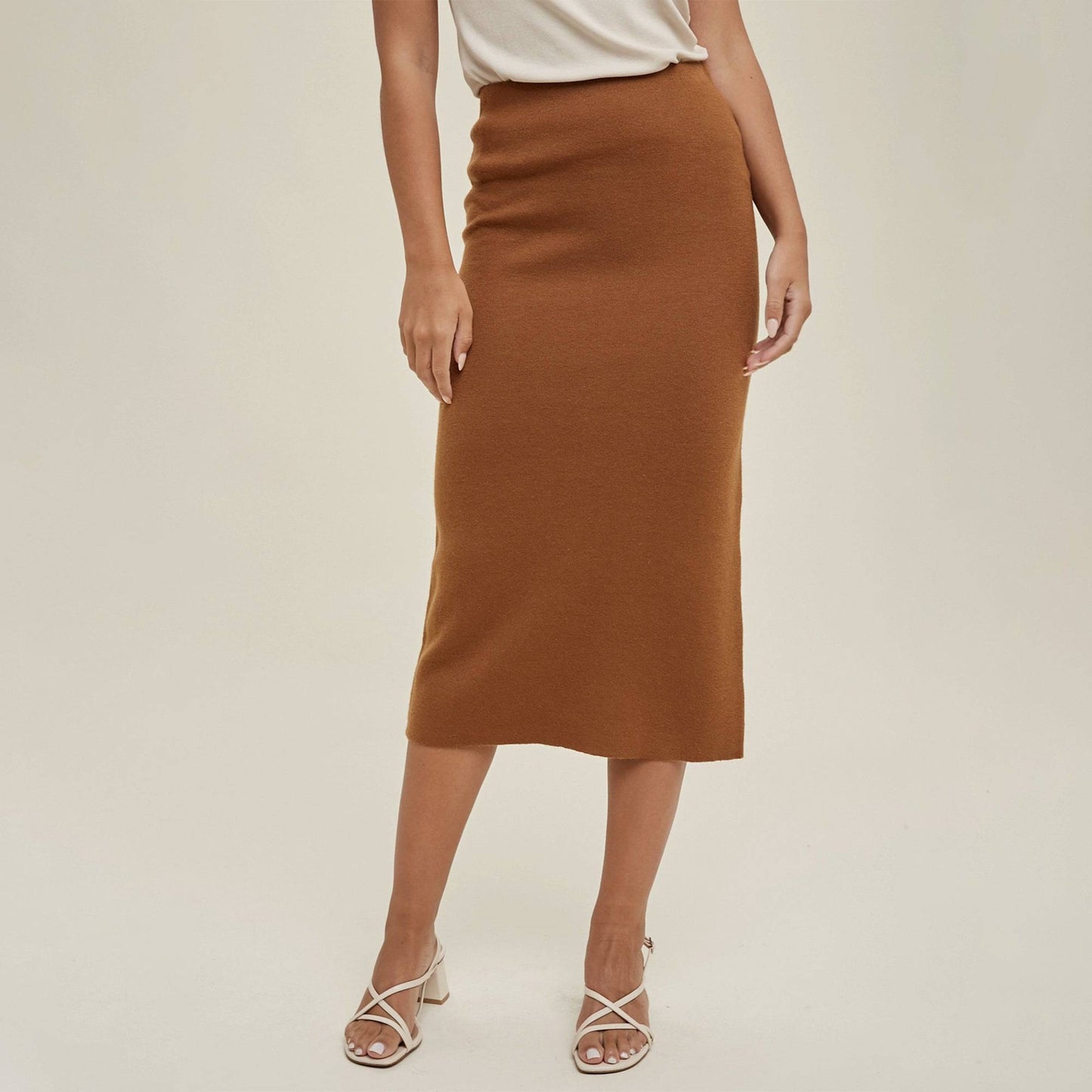 Knit Sweater Skirt. Paprika. - Up North Boutique | Midwest Made | Apparel | Home Goods | Jewelry