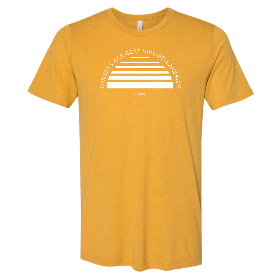 Sunset Tee. Mustard.