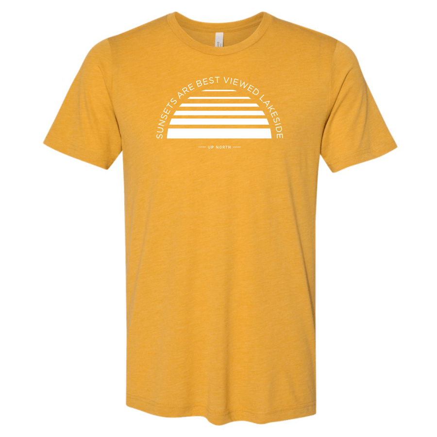 Sunset Tee. Mustard. - Up North Boutique | Midwest Made | Apparel | Home Goods | Jewelry