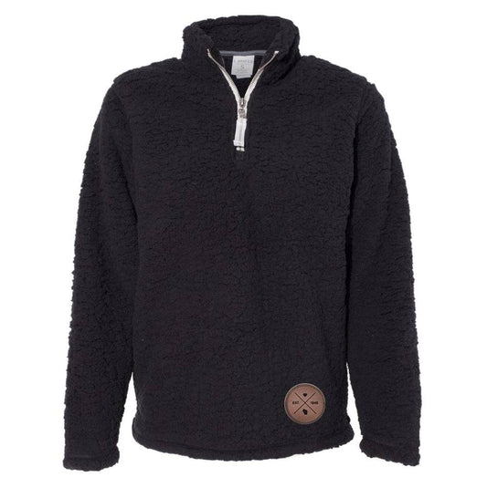 Wisconsin 1848 Sherpa. Black. - Up North Boutique | Midwest Made | Apparel | Home Goods | Jewelry