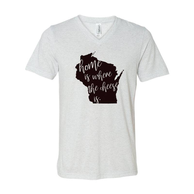 Home Is Where The Cheese Is Tee. - Up North Boutique | Midwest Made | Apparel | Home Goods | Jewelry