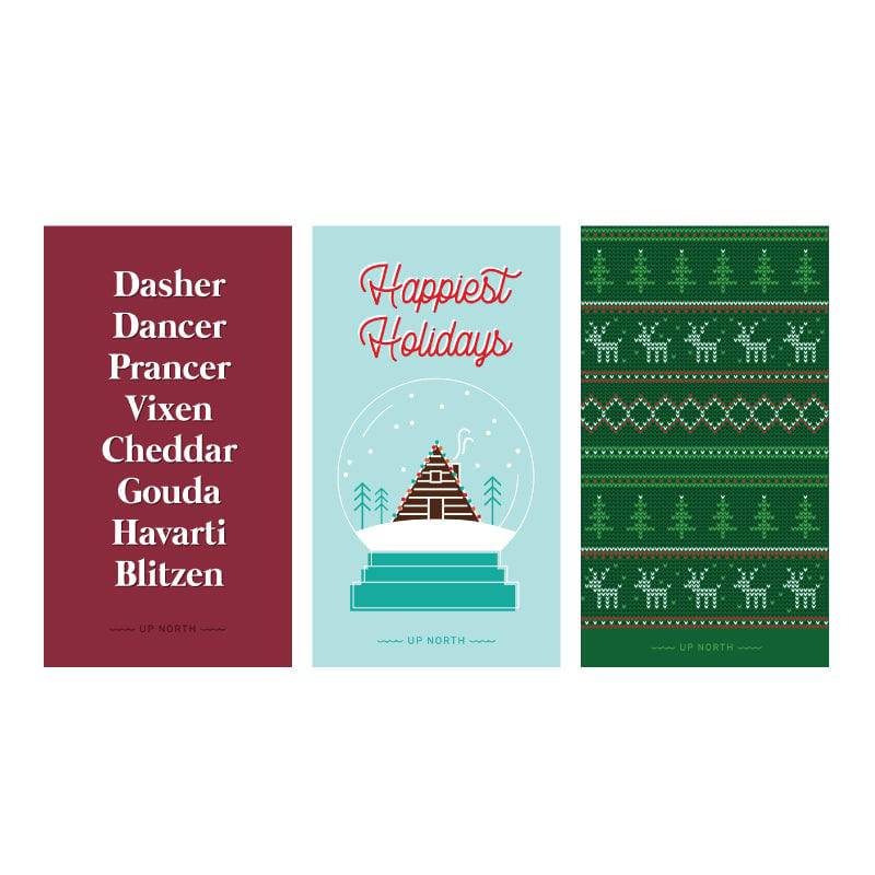 Holiday Mobile Background. Digital Download. - Up North Boutique | Midwest Made | Apparel | Home Goods | Jewelry