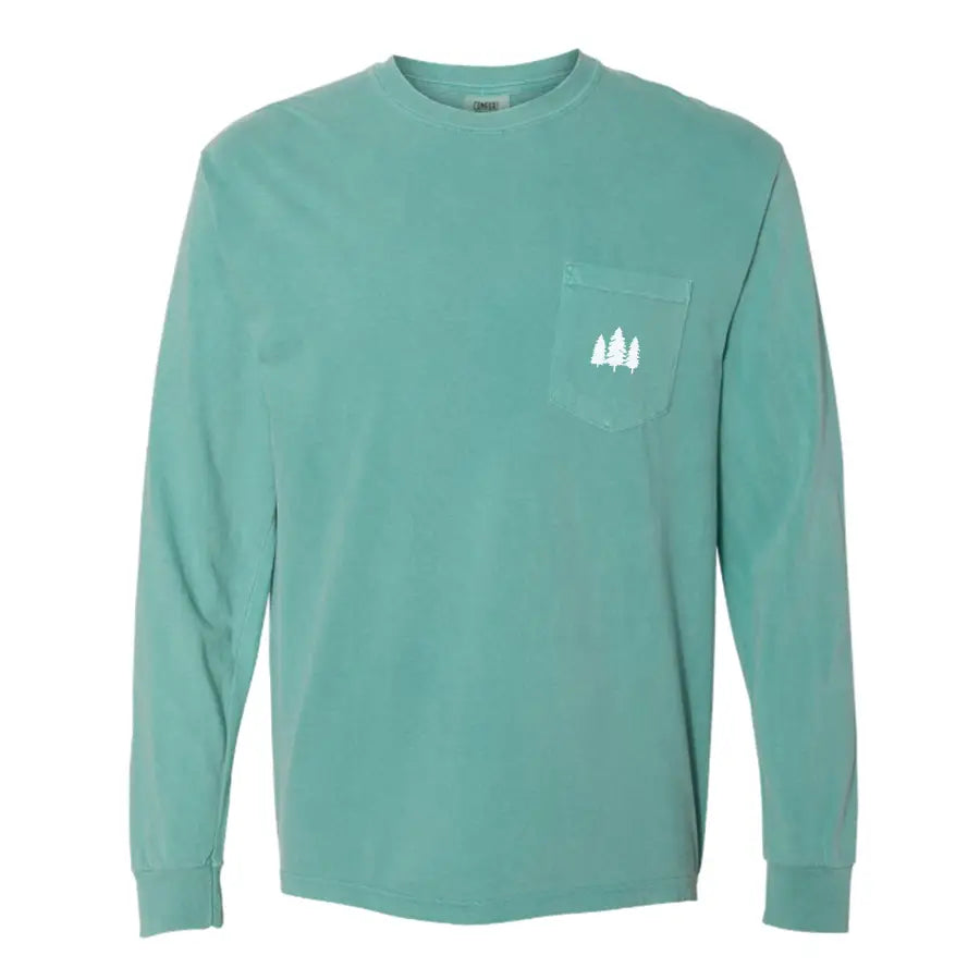 Wisconsin Favorites Unisex Long Sleeve. Seafoam.