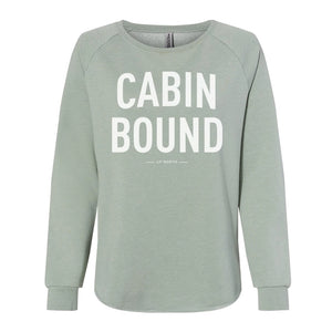 Cabin Bound Sweatshirt. Sage.