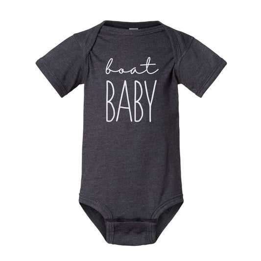 Boat Baby. Heather Navy. - Up North Boutique | Midwest Made | Apparel | Home Goods | Jewelry