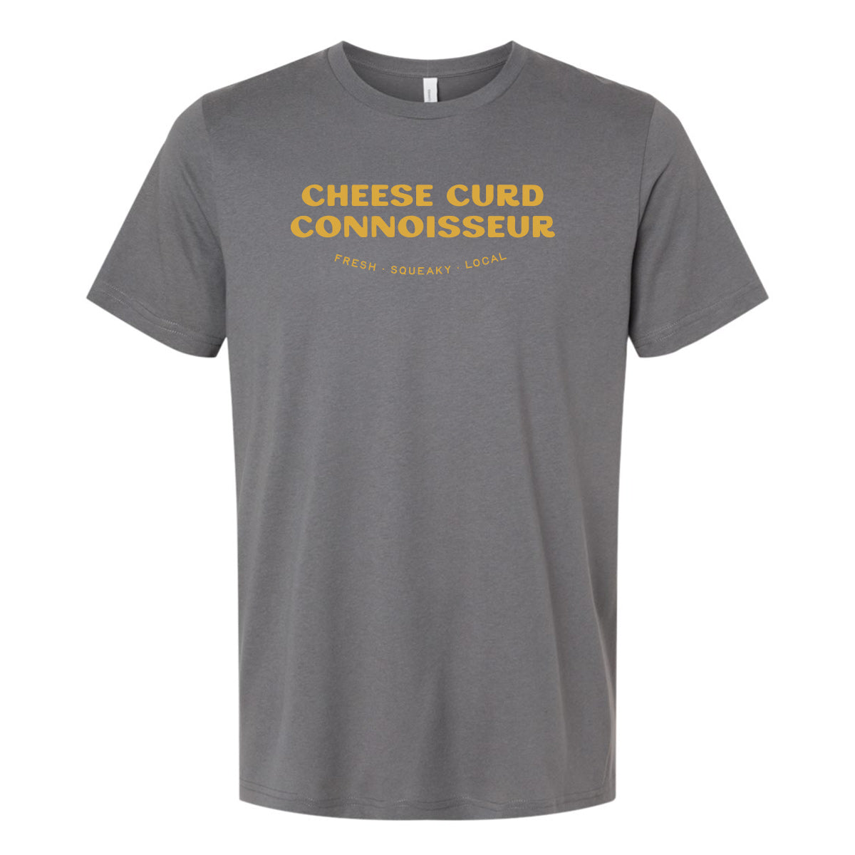 Cheese Curd Connoisseur Unisex Tee.