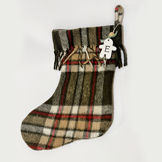 Flannel Blanket Stocking