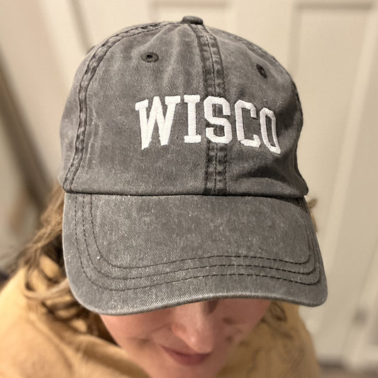Wisco Hat. Charcoal.