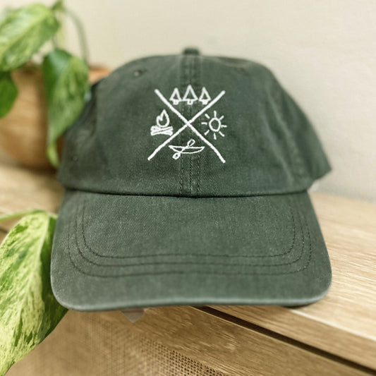 Outdoors Hat. Olive.