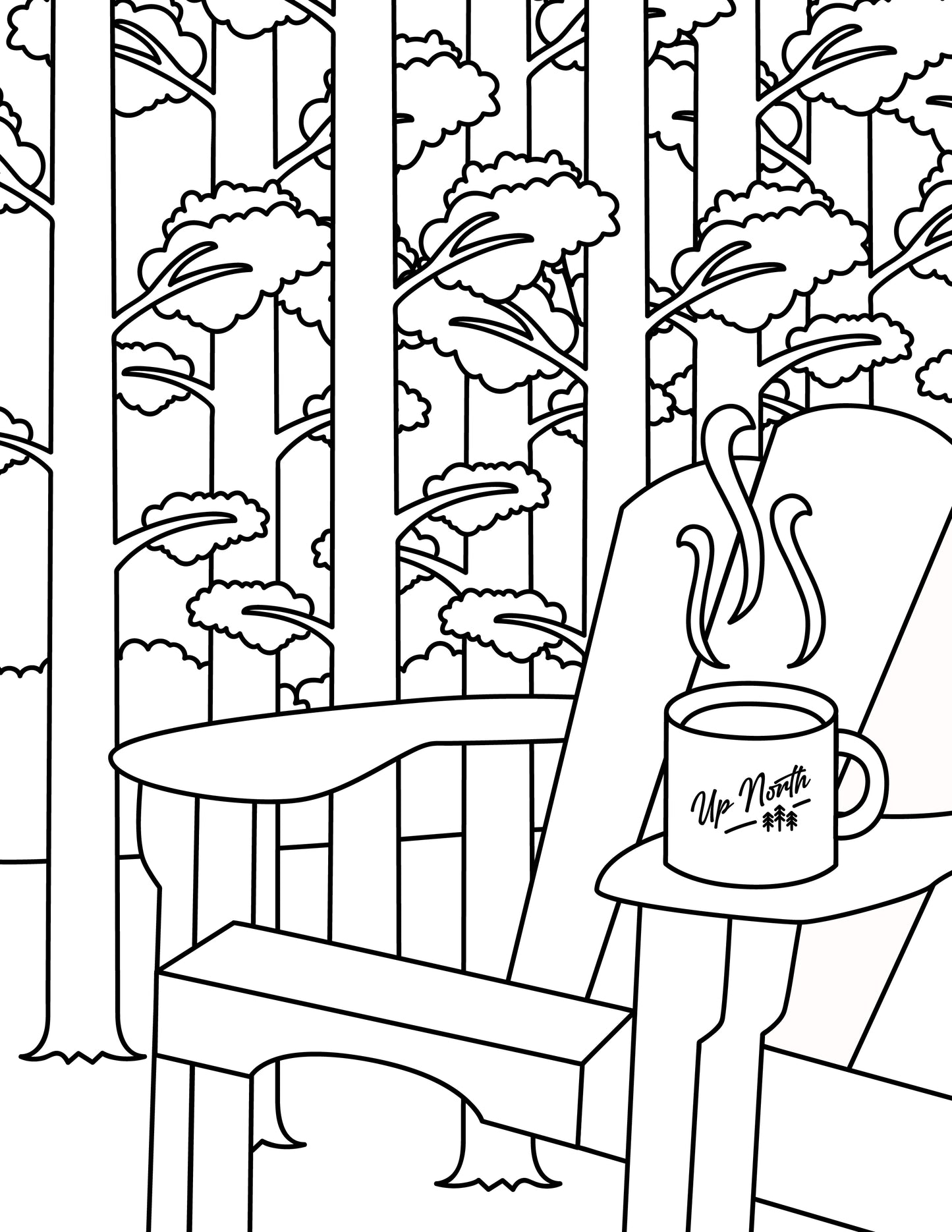 Printable Coloring Pages. Digital Download.