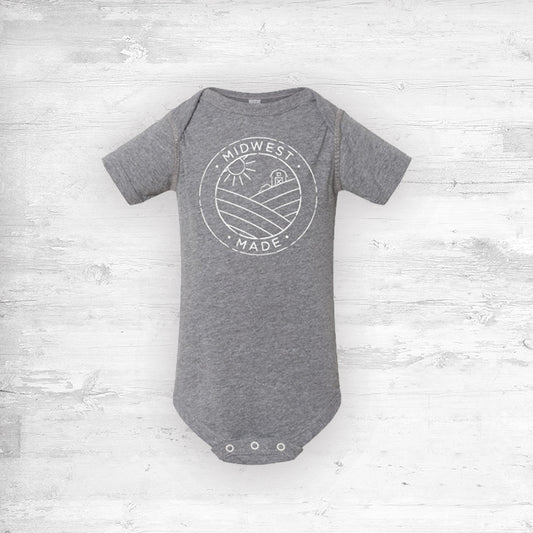 Midwest Made Onesie - Gray.