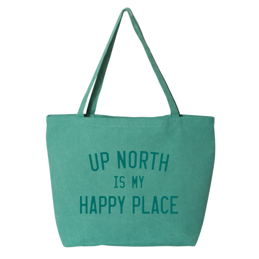 Up North is my Happy Place Tote.