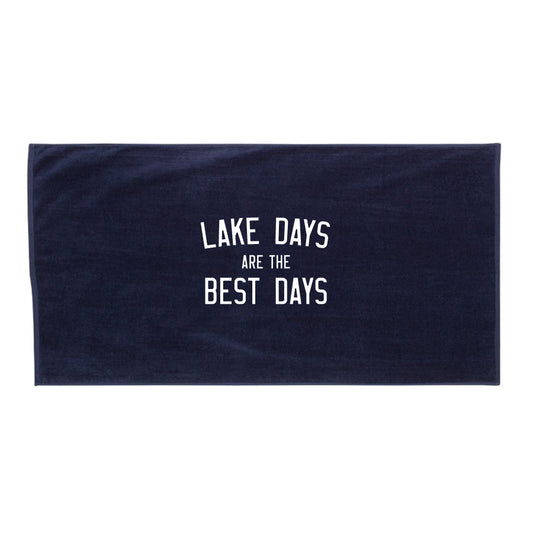 Lake Days Beach Towel.