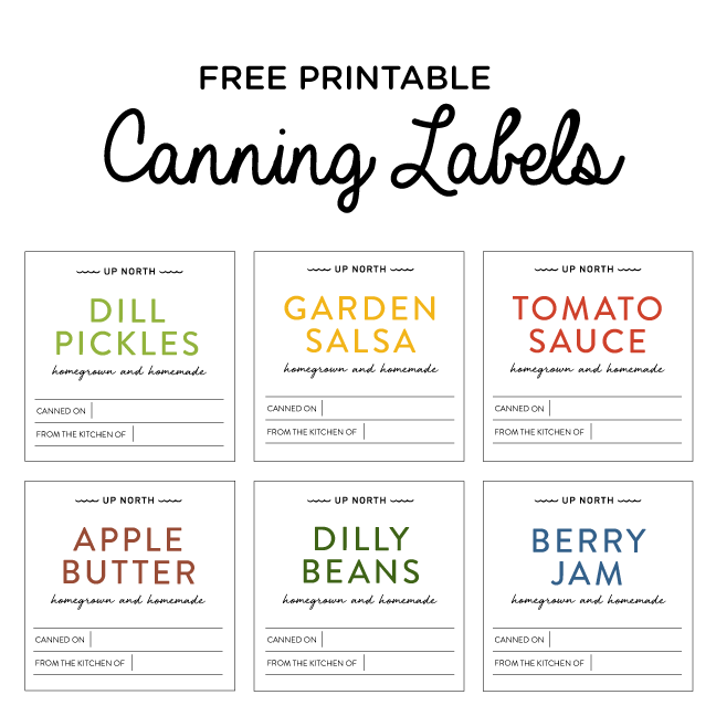 Canning Labels. Digital Download.